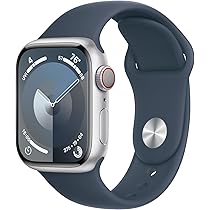 Amazon.com: Apple Watch Series 9 [GPS + Cellular, 41mm] - Silver 