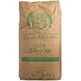 Grain Millers Oats In Bulk for Oatmeal 25 or 50 Bundles By Louisiana Pantry (Quick Oats, 50lb Bag)