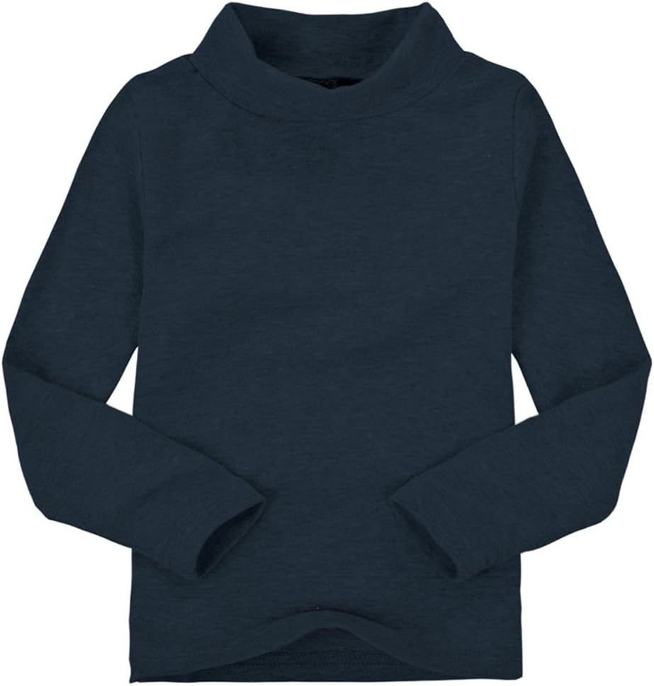 CuteOn Children Unisex Solid Color Kids School Uniform Long Sleeve Turtleneck T-Shirt