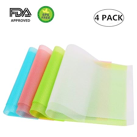 DOCA Alfombrillas para Nevera, revestimientos para estantes de EVA ...