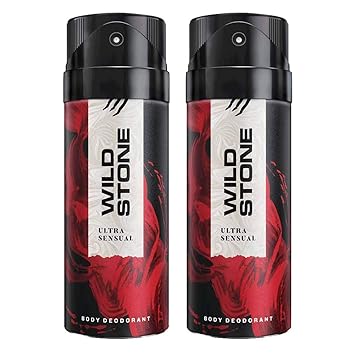 Wild Stone Ultra Sensual Deodorant For Men 150 ML (Pack of 2)