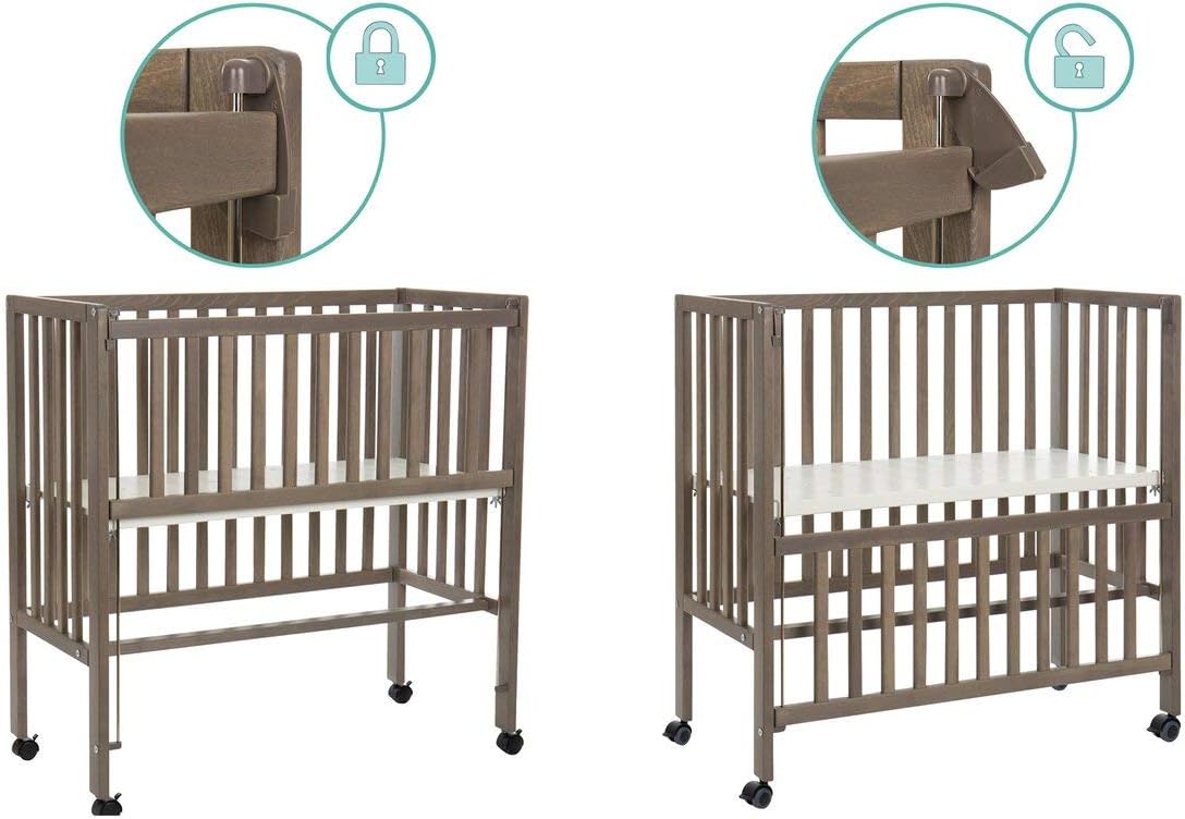 fillikid convertible bedside crib