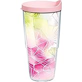 Tervis Yao Cheng Reflections Made in USA Double Walled Insulated Tumbler Travel Cup Keeps Drinks Cold & Hot, 24oz, Classic