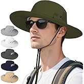 XL/XXL Bucket Hat for Big Heads, Quick-Dry UV-Protective Mesh Sun Hat with Adjustable Wide Brim, Unisex