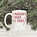 Naughty, Nice, I Tried - 11oz Ceramic Coffee Cup - Xmas Gift for Family and Friends - Funny Secret Santa - Christmas Holiday Office Gifts - By CBT Mugs