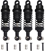 Modifiche RC Per MINI-Q9 1/28 Anteriore E Posteriore In Metallo Per Ammortizzatori A Molla, Accessori Per Auto Telecomandate(Blue