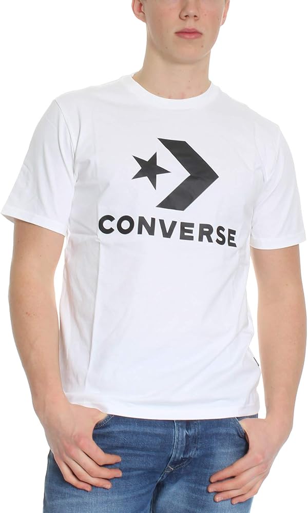 camiseta converse blanca