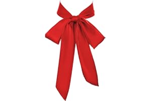 Lusofie Tie for Women Self Tie Satin Ribbon Bow Tie Wide Folding Bowties Accessory for School Uniforms Cosplay Wedding Party