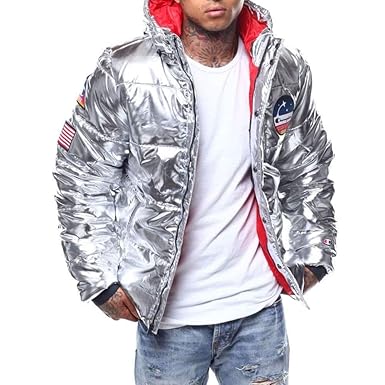 metallic champion jacket