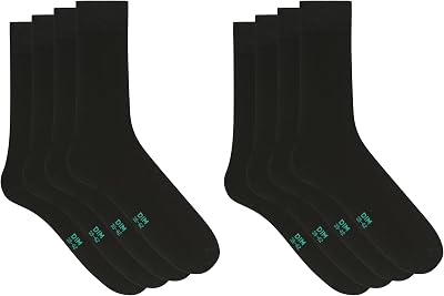 Chaussettes Homme Good X4 Calze, Nero, 43-46 (Pacco da 4) Uomo