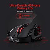 Redragon M913 Impact Elite Wireless MMO Gaming Mouse 16000 DPI 12 Side Buttons view 5