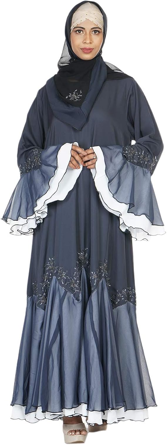 HOORAYEN Handmade Women's Nida Islamic Clothing (Peach, FLHRNABYDN030) Amazon.in Clothing