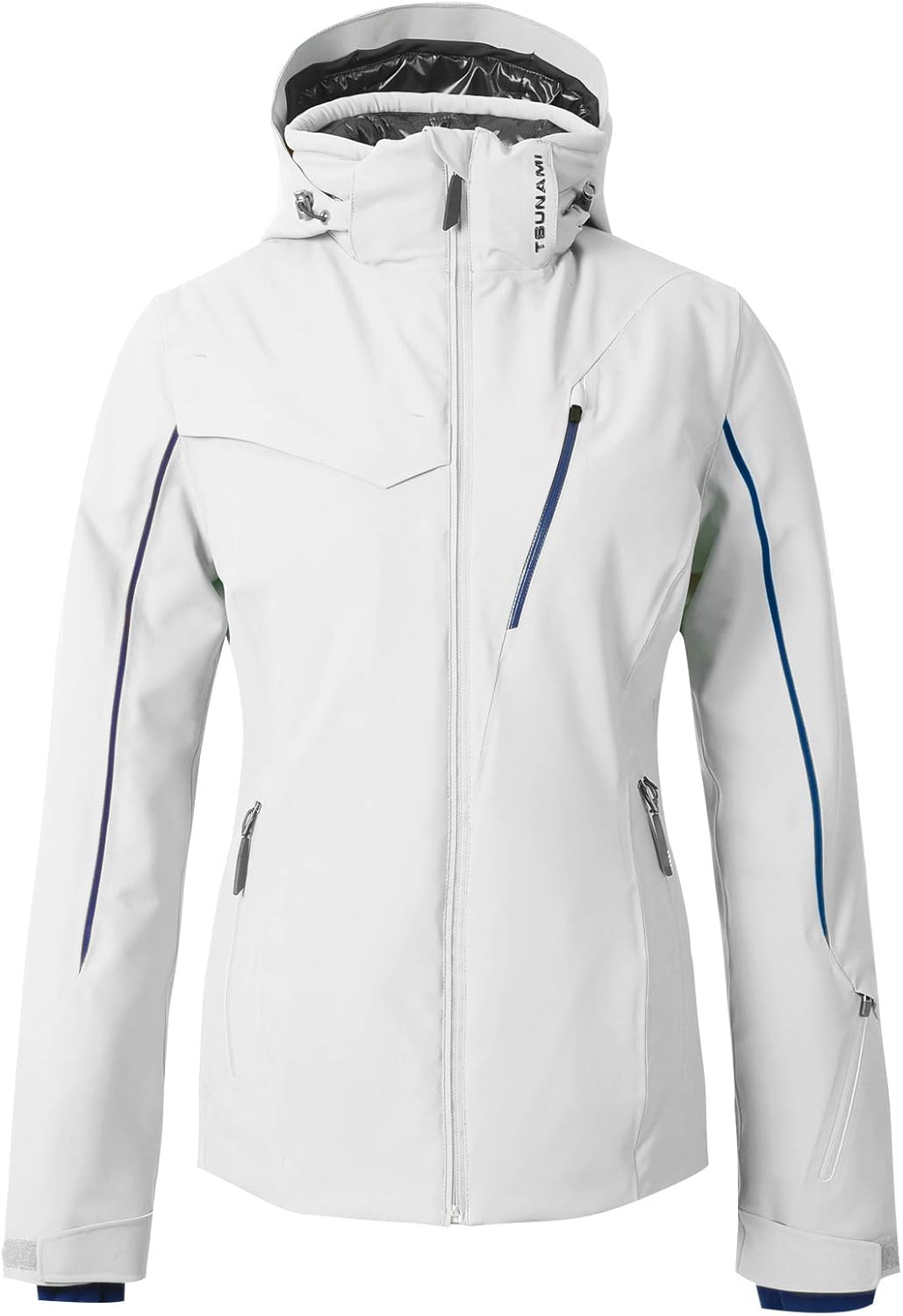 TSUNAMI Women’s ski jacket Olympic 201 white Amazon.co.uk Clothing