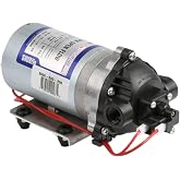 Pentair SHURflo 8000-543-236 Automatic-Demand Diaphragm Pump, 1.8 GPM With Viton Valves, Santoprene Diaphragm, 50 PSI Demand Switch, 12V, 3/8" NPT Female Port