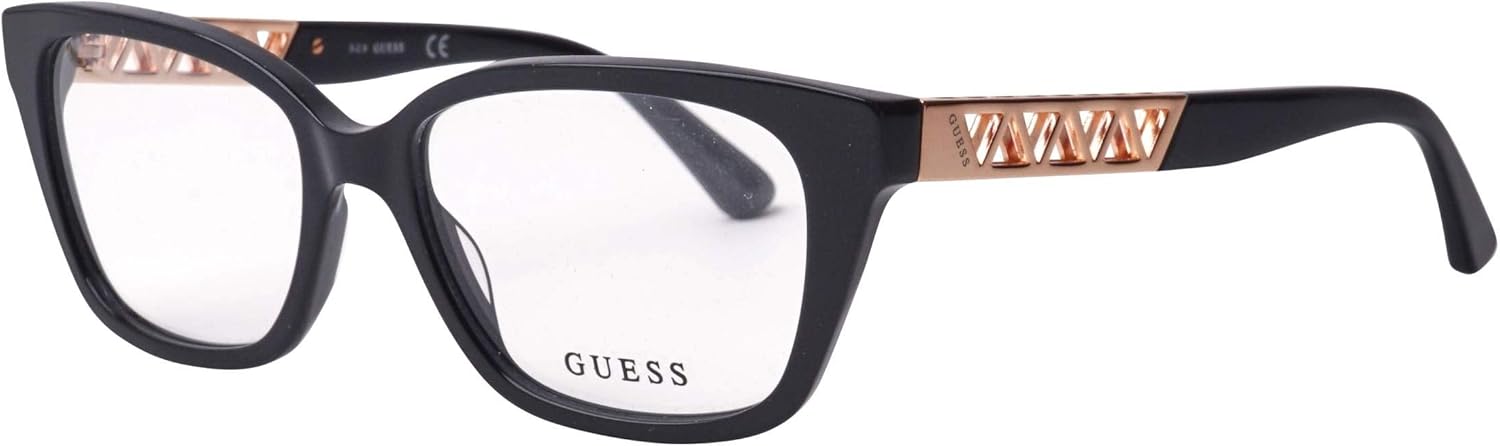 guess black and gold glasses