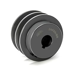 QWORK Double Groove Pulley/Sheave, 2.5"OD