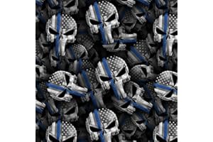 DIP APE Hydrographic Film Skulls Blue line Police Hydro dip