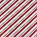 JAM Paper® Christmas Design Wrapping Paper- 25 Sq Ft - Sparkling Red & White Candy Cane Stripe - Sold Individually