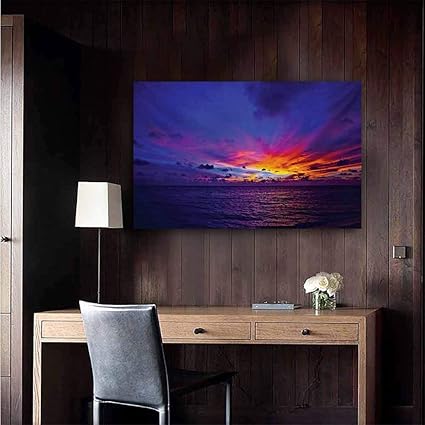 Amazon Com Duommhome Ocean Chinese Classical Oil Painting