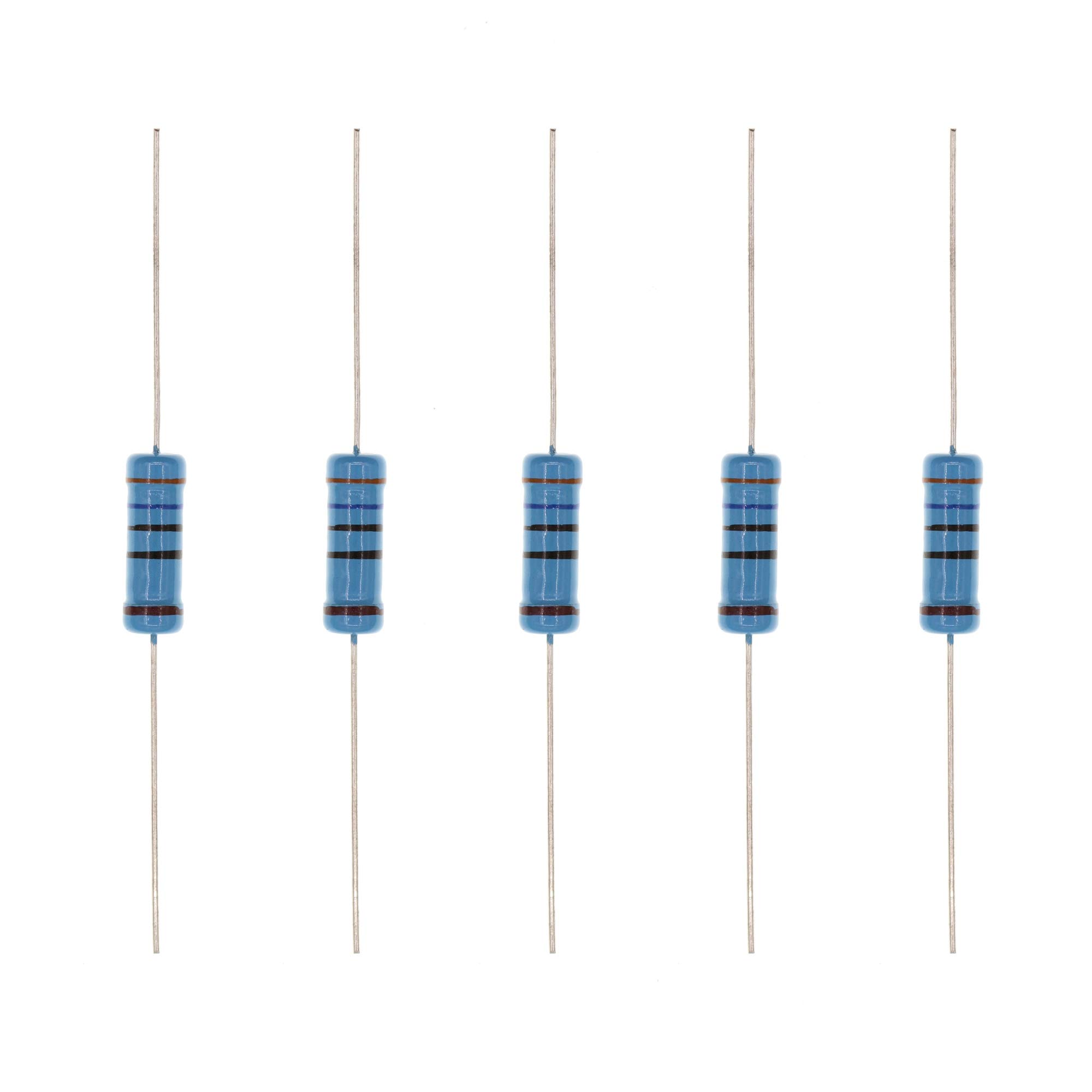 HUABAN 20PCS 3W 3 Watts 360R 360 Ohm 1% Metal Film Resistor