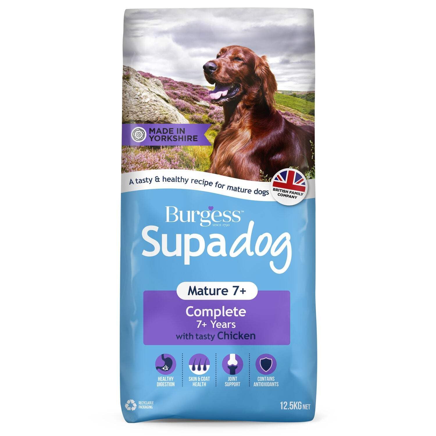 Burgess Supadog Mature dry dog food 12.5 kg