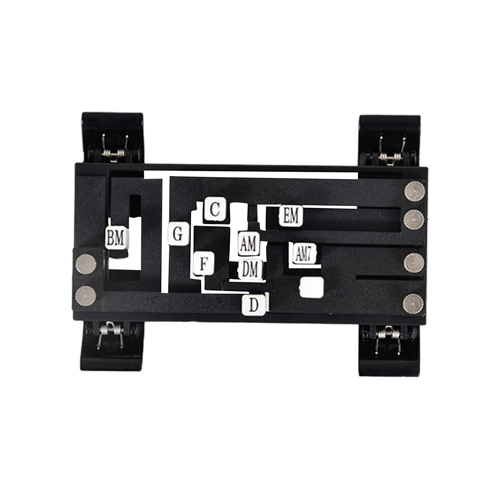Photo 1 of Vaveren Guitar Aid Chords Trainer Guitar Learning System Classical Guitar Chords Tool Part Practical Teaching for Friends Beginners, Black