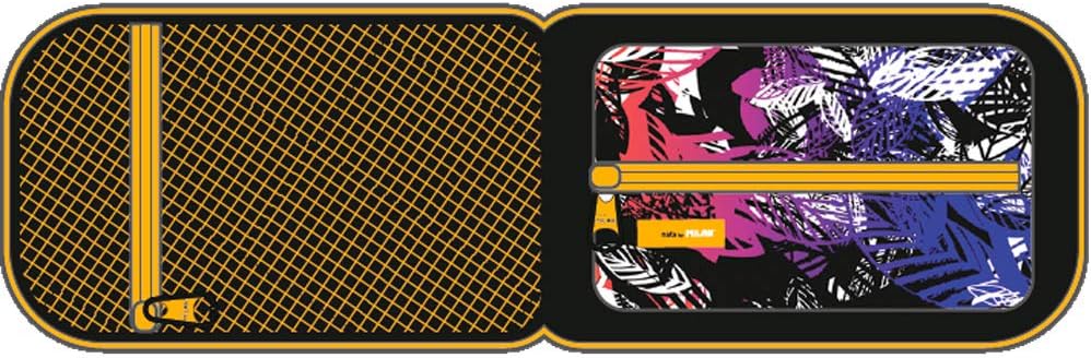 Milan Kit Un Estuche Con Contenido Jungle Pencil Cases, 19 cm, Black (Negro Y Amarillo), Black (Black Y Amarillo), 19 centimeters - Image 4