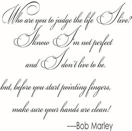 English Proverbs Living Room Bedroom Bob Marley Wall Sticker