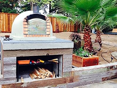 Brick Pizza Oven, Insulated, Wood Fired, Handmade in Portugal, Brick or Stone Face