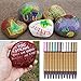Metallic Markers Paint Pens-Medium Tip Paint Pens Metal Art Permanent Marker Set for Card Making, Painting Rocks, Scrapbooking, Black Paper, Glass,Wood, Ceramics,DIY Craft Kids,10 Colors(12 Pcs) 