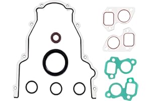 LIMICAR Timing Cover Set Water Pump Gaskets Crankshaft Seal TCS45993 Compatible with GM LS LS1 LS6 LS2 LS3 LQ9 LQ4 4.8 5.3 5.7 6.0