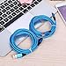 Note 3 Charger Cable, Besgoods 2-Pack 6ft Braided USB 3.0 Cable - A Male to Micro B Cable Fast Charger Cord Compatible External Hard Drive, Samsung Galaxy S5/Note 3, Note Pro 12.2 - Blue