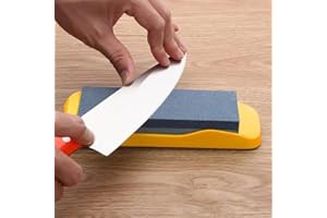 1pc Double-sided Whetstone High Hardness Sharpene!Anti-slip Base Convenient Grindstone For Home UseWhetstone For Food Trucks