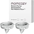Momcozy Original Replacement Accessories for Upgraded Mobile Flow | Upgraded M9,Original Upgraded M9 Breastfeeding Parts,Valve，2 Pack