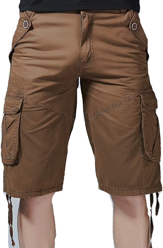 AYG Hombre Bermudas Cargo Pantalón Cortos de Verano Militares Camuflaje  Pantalones Cortos de Trabajo microbiome.com.tr