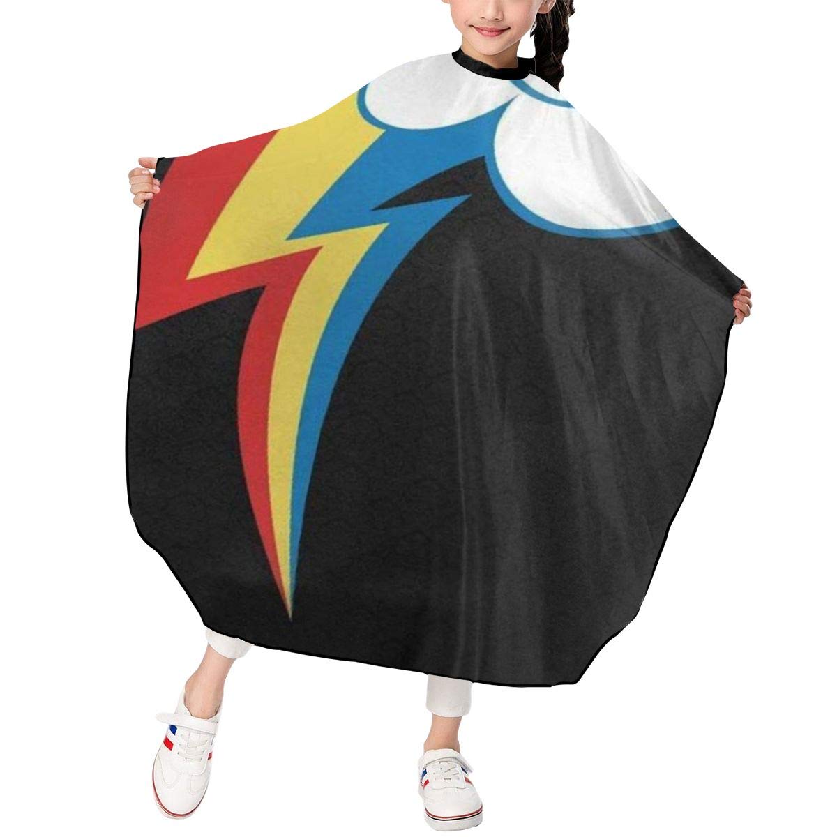 Barber Cape, Rainbow Dash Cutie Mark Interest Professional Haircut Cape, Hairdressing Apron, Hair Cutting Cape for Kids