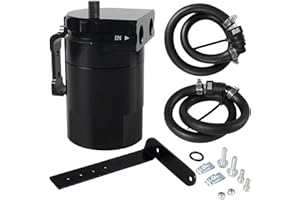 POSENG Oil Catch Can Baffled Oil Separator Tank Compatible with Ford F150 5.0L 2.7EB 3.5EB 11-22, Expedition 3.5L EcoBoost 18