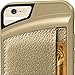 Smartish® iPhone 6/6s Wallet Case - Wallet Slayer Vol. 2 [Slim Protective] Credit Card Holder for Apple iPhone 6s/6 (Silk) - Champagne Gold