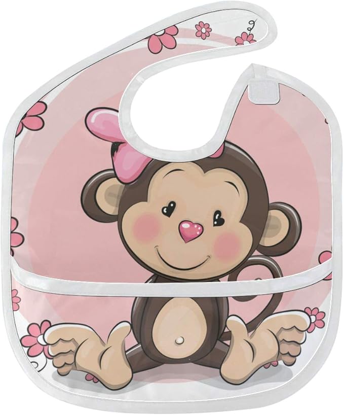 Babynahrung Latzchen Cartoon Niedlichen Affen Benutzerdefinierte Weichen Fleck Baby Futterung Dribbeln Sabbern Latzchen Rulpsen Fur Kleinkinder 6 24 Monate Cartoon Niedlichen Affen Amazon De Bekleidung