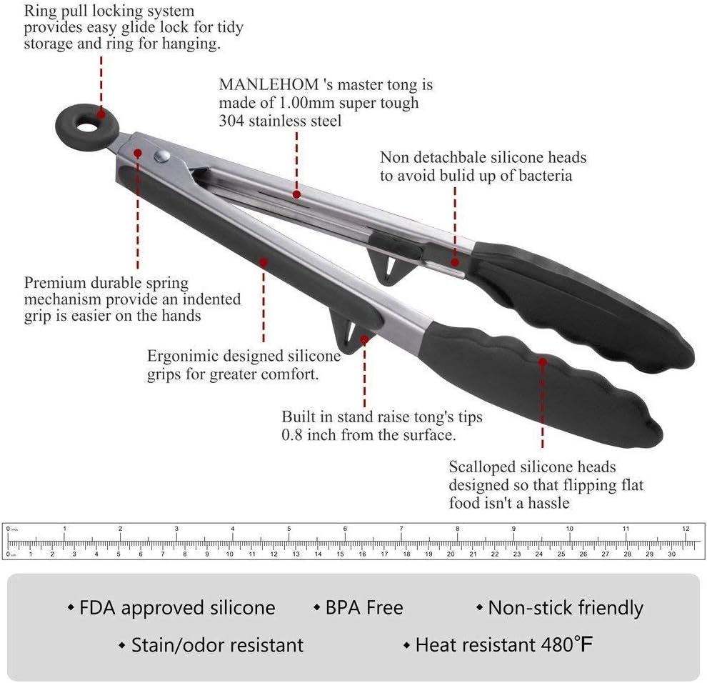 pinzas cocina Pinzas pinzas barbacoa 2 Pinza multiusos accesorios