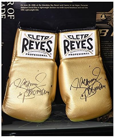 Signed Manny Pacquiao Legacy Limited Edition Cleto Reyes Boxing Glove Display - Image 3