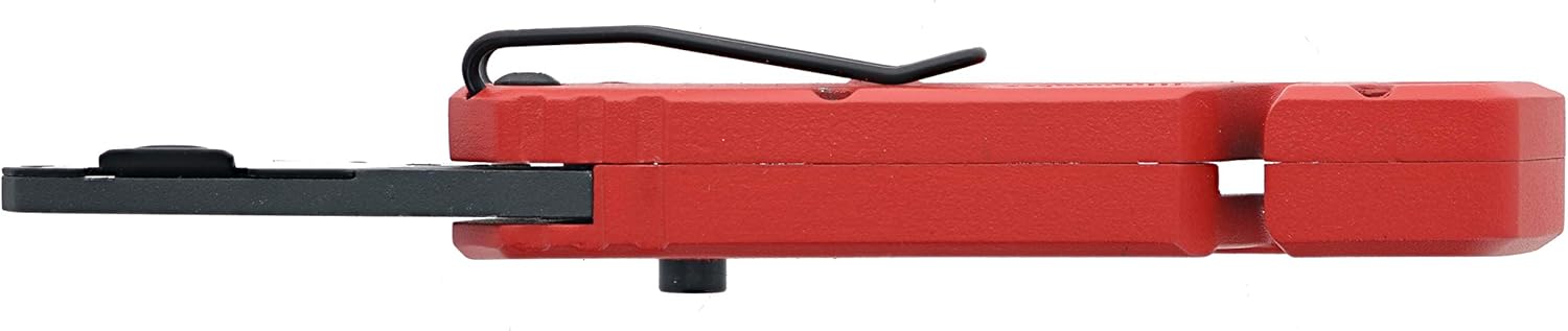 Milwaukee 48-22-1502 Fastback Folding Utility Knife with 5 Blade Storage, Wire Stripping Compartment, and Gut Hook - - 