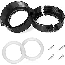 Raccord écrou Fendu 5,1 Cm Pour Spa - Compatible Balboa, Coleman, HydroQuip - Avec Joints Et Vis Inclus