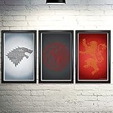Game of Thrones Word Art Print Three Set - 11x17