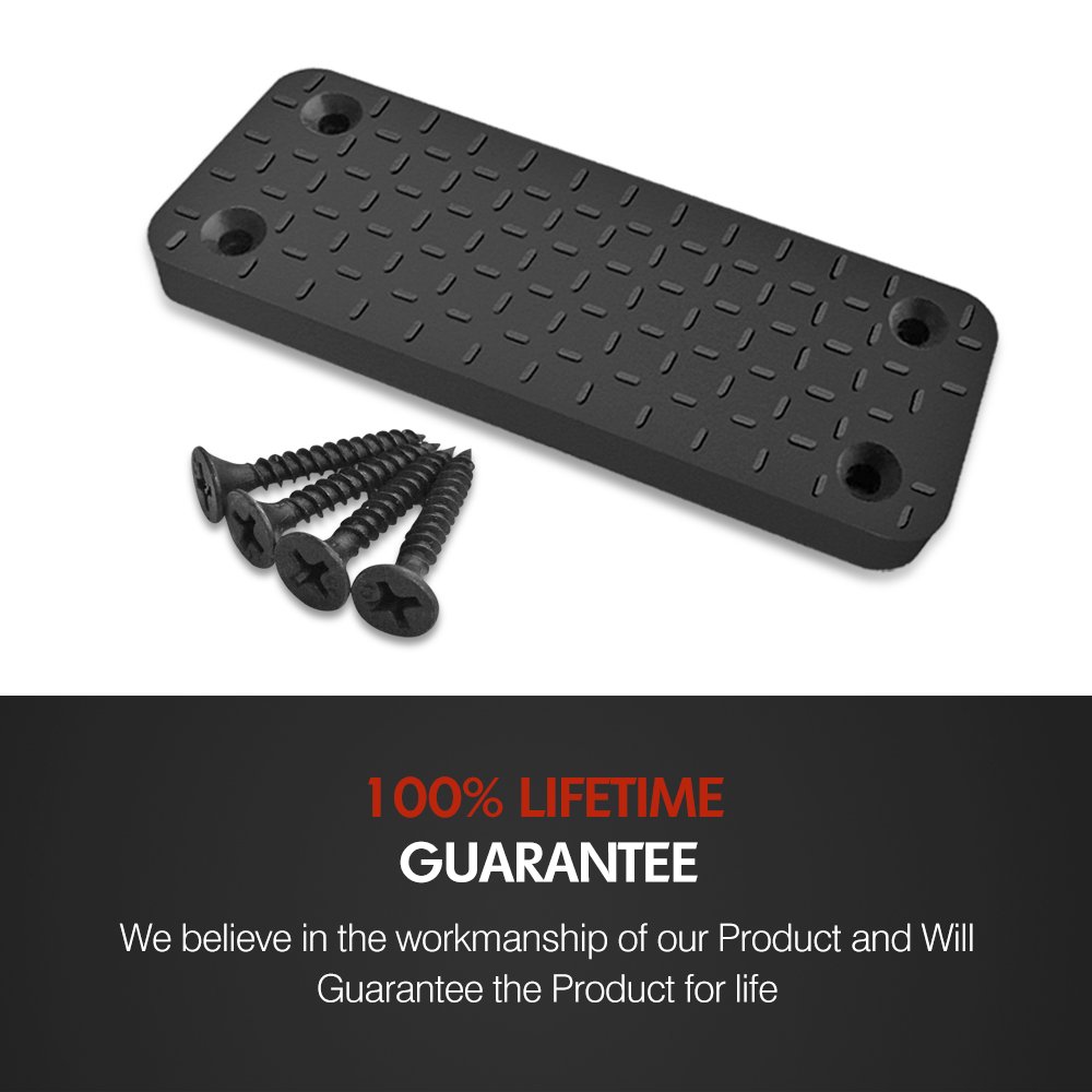 LATIT Magnetic Gun Mount, Tactical Concealed Gun Magnet with Powerful magnet over 43lbs, Easy Access Mount Throughout Your House, Office, Car, Barn, or Shop