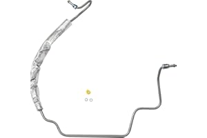 Edelmann 92073 Power Steering Pressure Hose: Replacement for - 2000-96 Chry. Town & Country, Dodge Caravan, Grd. Caravan, Ply. Voyager, Grd. Voyager; W/FWD, Black