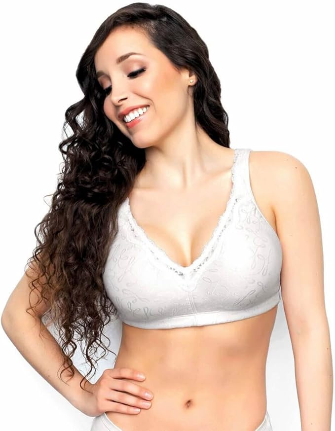 Exquisite Form Fully Damen Bh Bh Ohne Bugel Mit Komfortfutter 85 100 C E Bugelloser Bh Jacquard Mit Spitze Grosse Grossen Bh Komfort Bh Amazon De Bekleidung