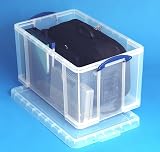 Really Useful Box 48 Litre Clear Pack of 3 Storage Boxes view 4