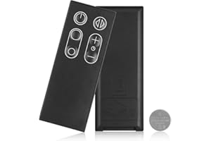 YKoneCha 965824-01 965824-02 Replacement remote control for Dyson AM06 Desk Fan, AM07 Tower Fan, AM08 Pedestal Fan with magnetic battery
