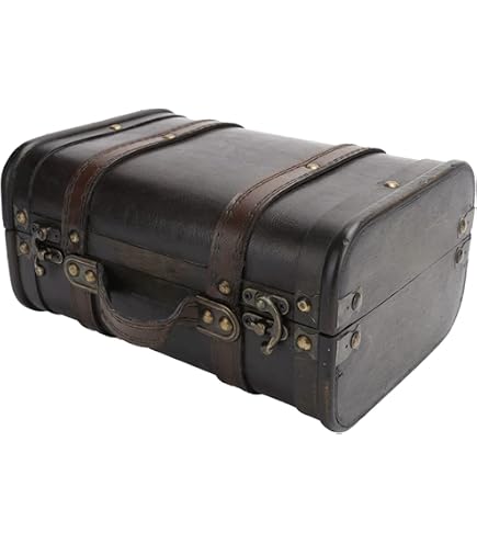 Maison de Poupée Accessoires Vintage PU Cuir Valise Simulation Ornement 1:12